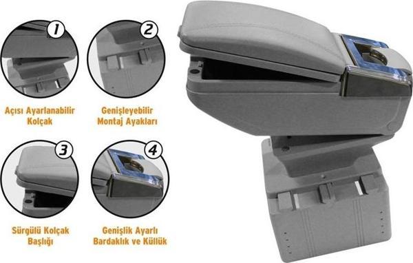 Space Sürgülü Kolçak Gri / ICKO60-G - Image 1