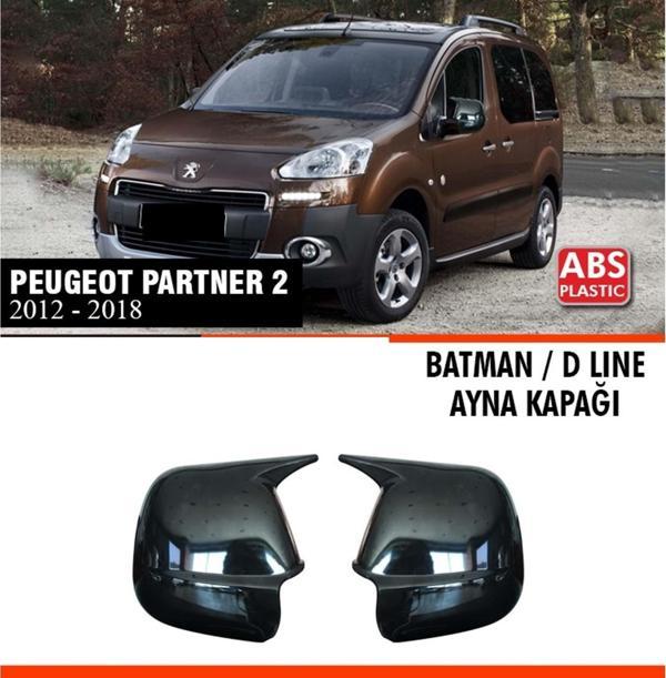 Partner 2 Batman Ayna Kapağı Piano Black /2012-2018 - Image 1