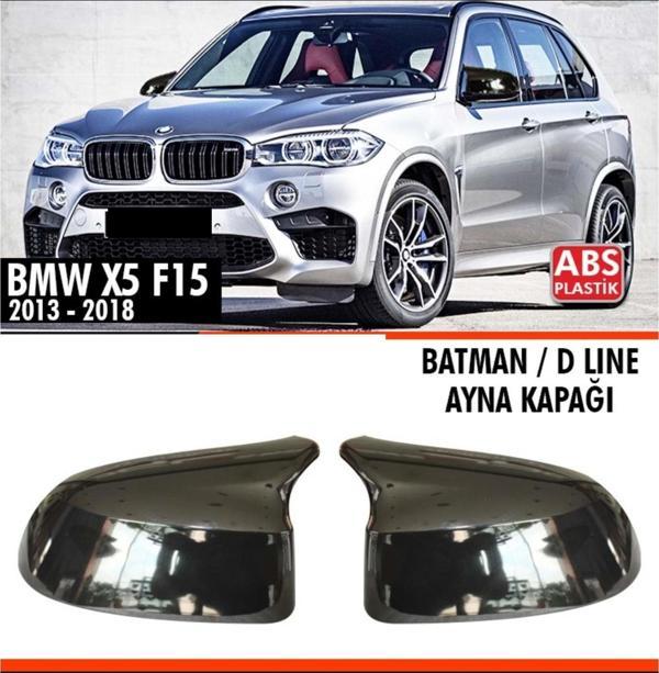 X5 F15 Batman Ayna Kapağı Piano Black / 2013 - 2018 - Image 1