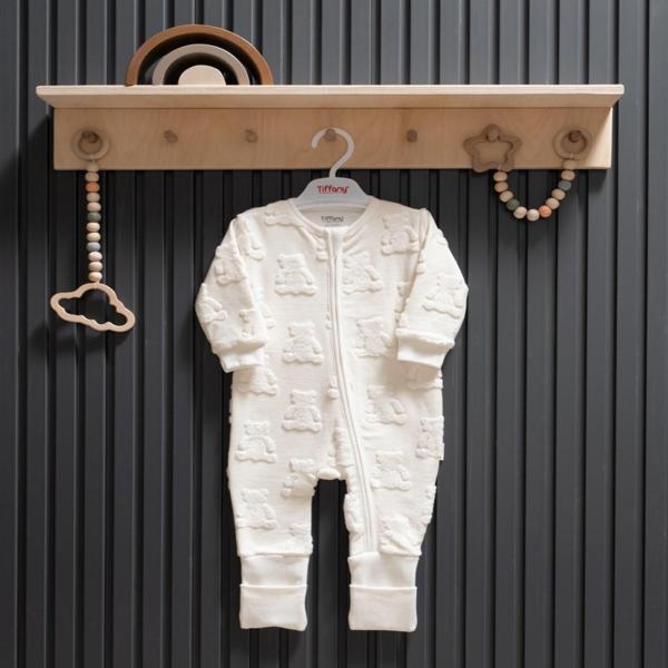 Tiffany Baby Big Bear Theme Fermuarlı Patiksiz Tulum 36033 - Image 1