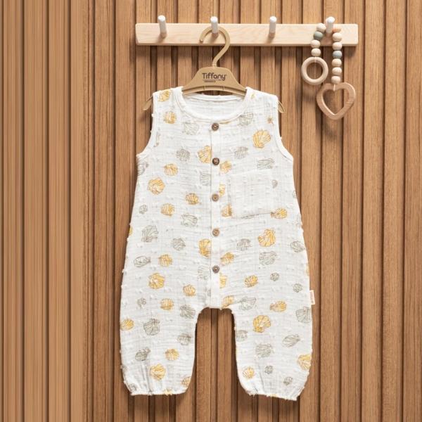 Tiffany Baby Müslin Sea Shell Theme Uzun Atlet Tulum 62024 - Image 1