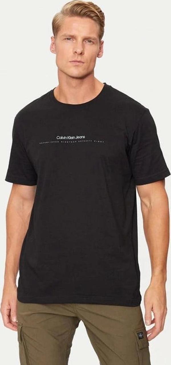 Calvin Klein Erkek Siyah Kısa Kollu T-Shirt - Image 1