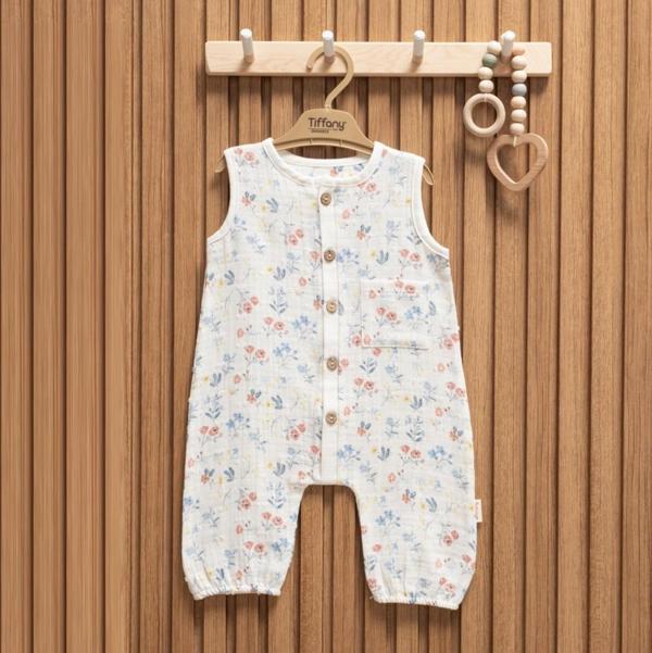 Tiffany Baby Müslin Sweet Theme Uzun Atlet Tulum 60024 - Image 1