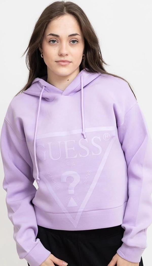 Guess Kadın New Alisa Scuba Mor Sweatshirt - Image 1