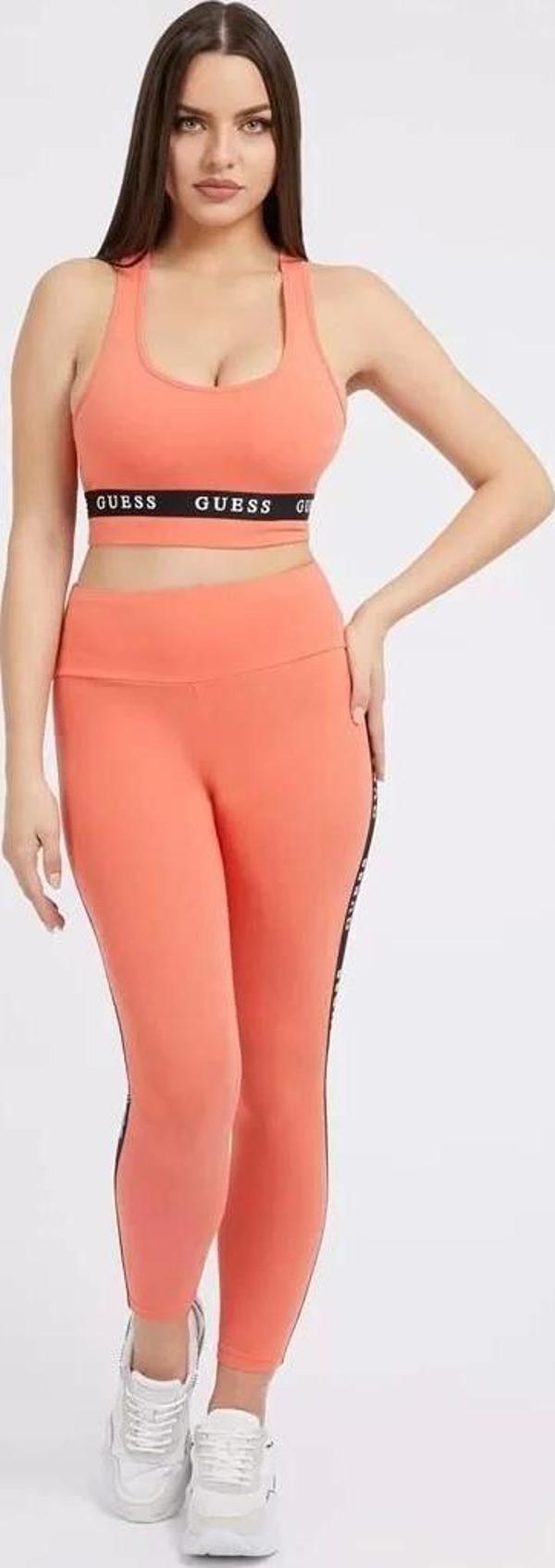 Guess Logo Şeri̇tli̇ Tayt Kadın - Image 1