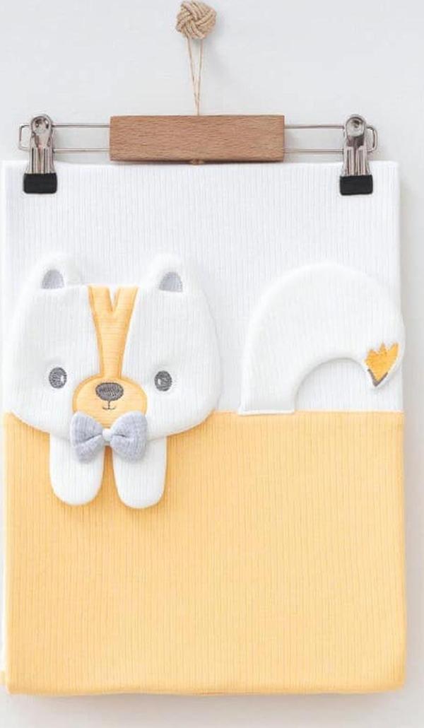 Ekebaby Skunk Lüx Penye Bebek Battaniye 85x90 Cm 3002 - Image 1
