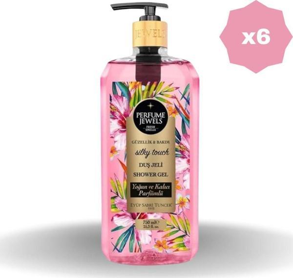 Eyüp Sabri Tuncer Silky Touch Duş Jeli Pet Şişe 750 Ml - (6 Adet) - Image 1
