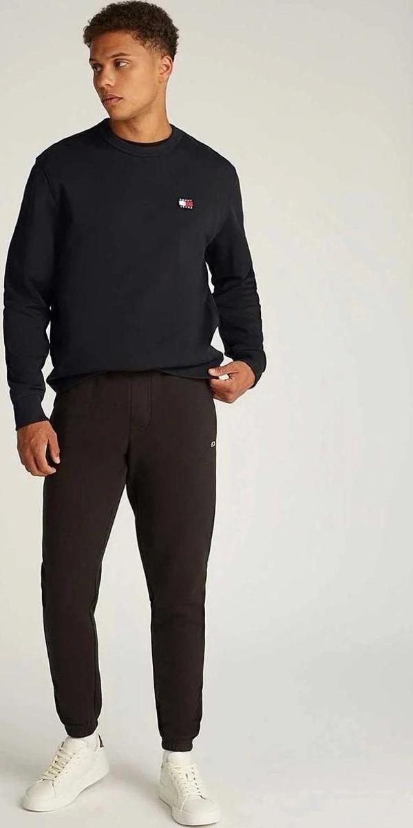 Tommy Hilfiger  Erkek  Siyah Logolu  Kazak - Image 1