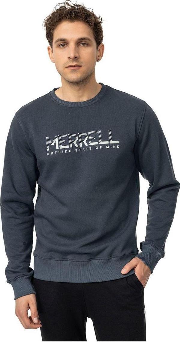 Merrell M25Smithm Outdoot Sweat Gri Erkek Sweatshirt - Image 1