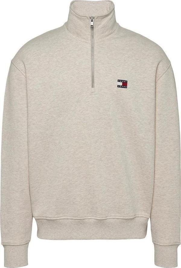 Tommy Hilfiger Erkek Beyaz Tjm Rlx  Fermuarlı Sweatshırt - Image 1
