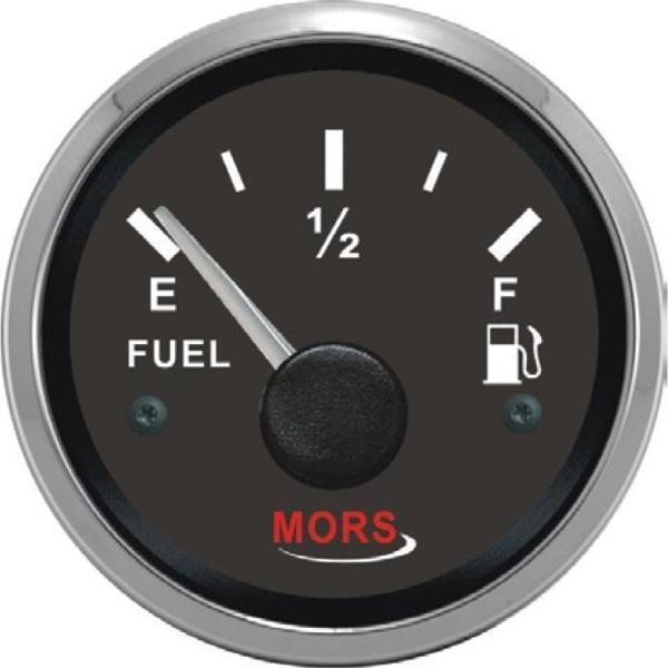Mors Yakıt Göstergesi 0-190 Ohm 12-24 Volt Siyah - Image 1
