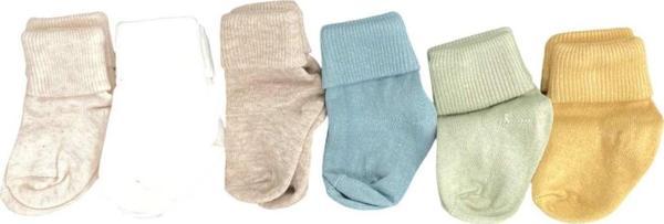 Defne Baby 6Lı Bebek Çorabı 6U001-23 - Image 1