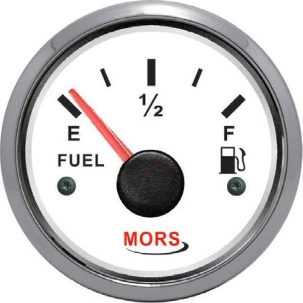 Mors Yakıt Göstergesi 0-190 Ohm 12-24 Volt Beyaz - Image 1