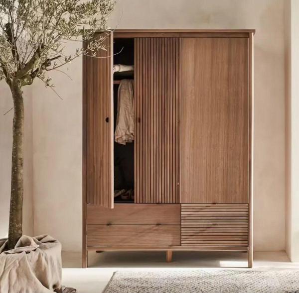 Rema-Design Ahşap Lamina Gardırop - Image 1