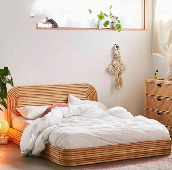 Rema-Design Ahşap Worm Karyola - Image 1