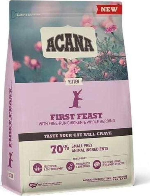Acana First Feast Tavuklu Ve Balıklı Yavru Kedi Maması 1,8 kg - Image 1