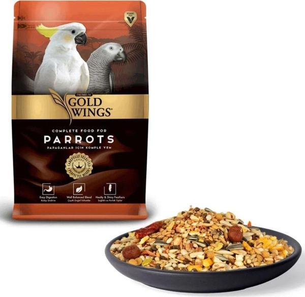 Gold Wings Premium Papağan Yemi 1 kg - Image 1