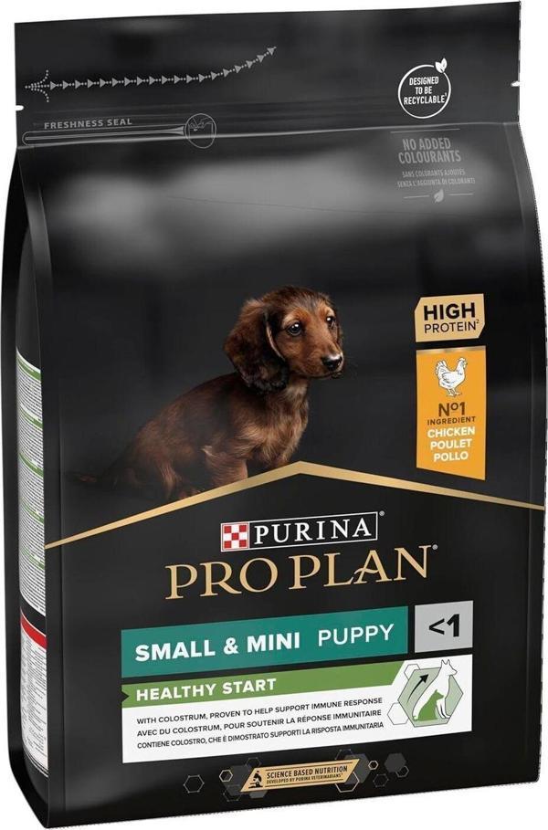 Pro Plan Küçük Irk Yavru Köpek Maması 3 kg Small Mini Puppy Tavuklu - Image 1