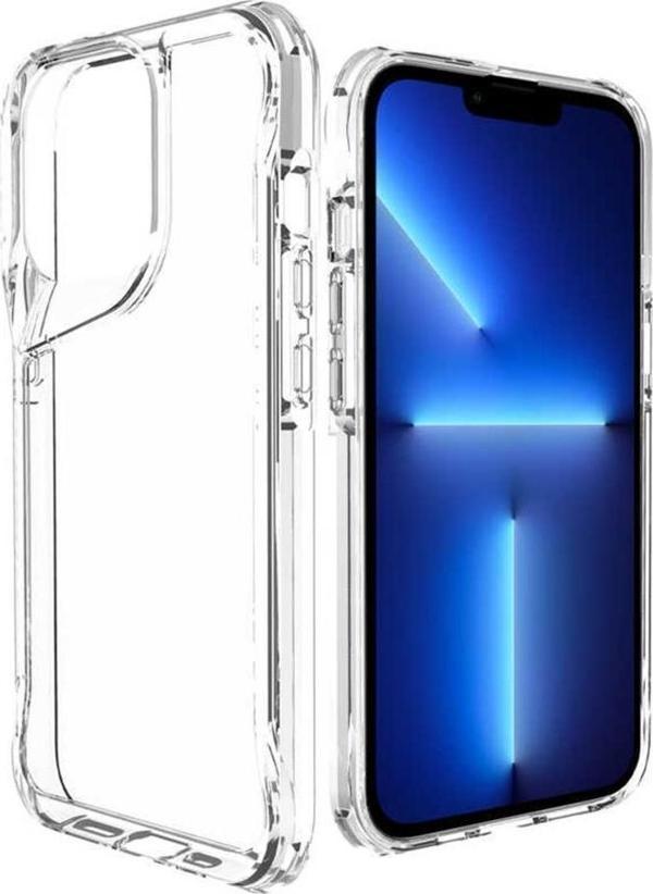 Apple iPhone 14 Pro Max Kılıf Kamera Çıkıntılı Lüx Şeffaf Silikon - Image 1