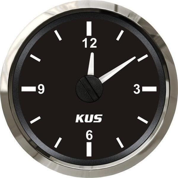 ZAMAN SAATİ ÇAP 52mm SİYAH TEKNE YAT - Image 1
