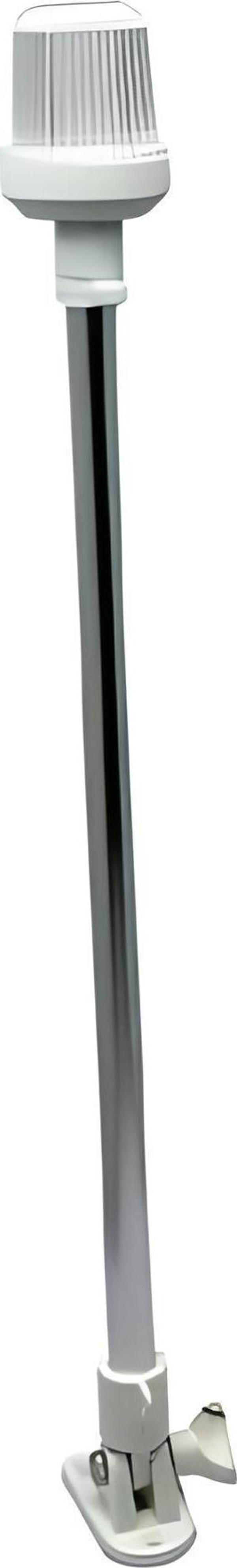IŞIKLI DEMİR BAYRAK DİREĞİ KATLANIR BEYAZ 500mm - Image 1