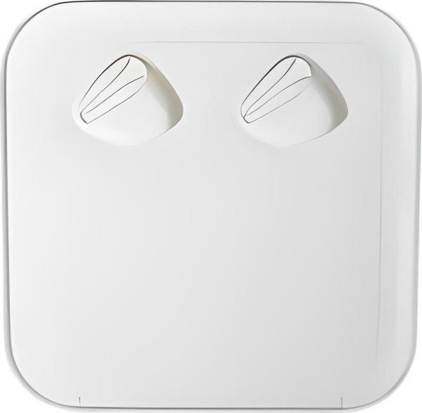 TEKNE VE KARAVAN İÇİN PLASTİK KAPAK BEYAZ  372x372 mm - Image 1