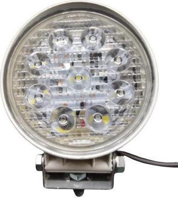 TEKNE İÇİN AYDINLATMA ALÜMİNYUM 9 LED’Lİ 10-30V 27W ÇAP 106MM - Image 1