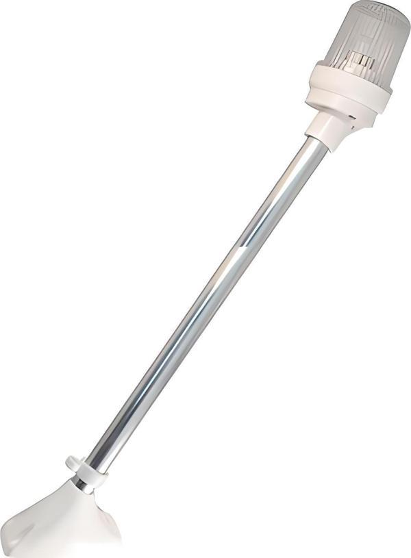 IŞIKLI BAYRAK DİREĞİ SABİT BEYAZ 500mm - Image 1
