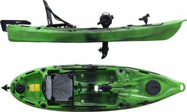 SEAFLO TEK KİŞİLİK PEDALLI KANO YEŞİL - Image 1