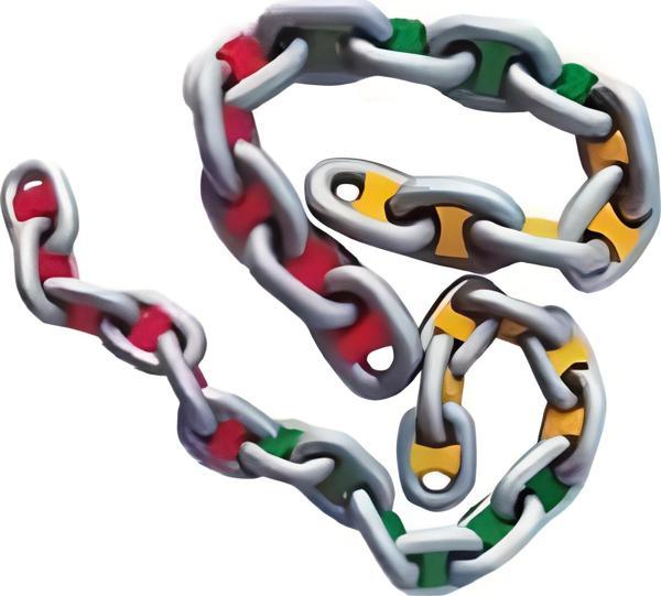 ZİNCİR İŞARETLEME KİTİ 10mm MAVİ (8 ADET) - Image 1