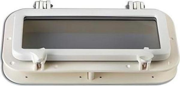 LUMBOZ İÇTEN MONTAJ  DİKDÖRTGEN BEYAZ 40x20cm - Image 1