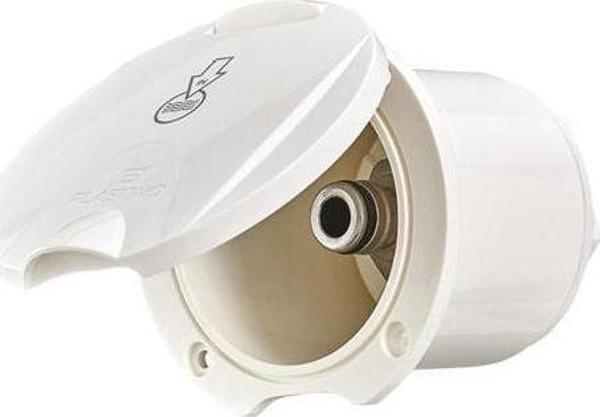 PLASTİK KAPAKLI SU ÇIKIŞI ÇAP:70 MM TEKNE VE YAT İÇİN SOKETLİ  - Image 1