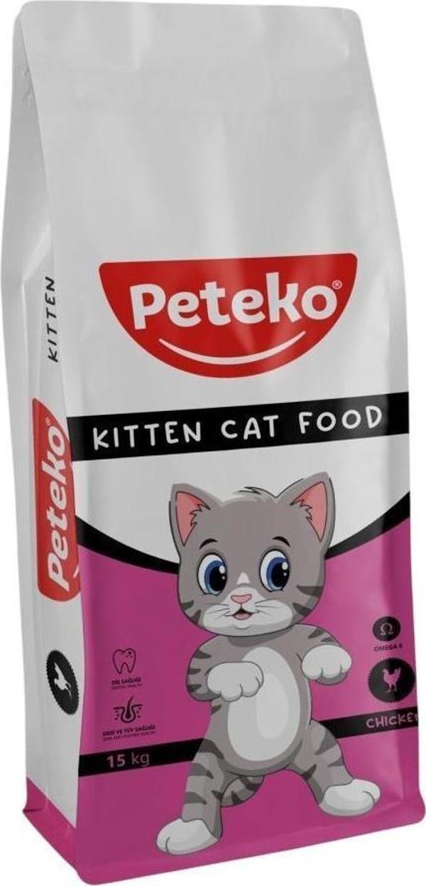 Peteko Kitten Tavuklu Yavru Kedi Maması 15 Kg - Image 1