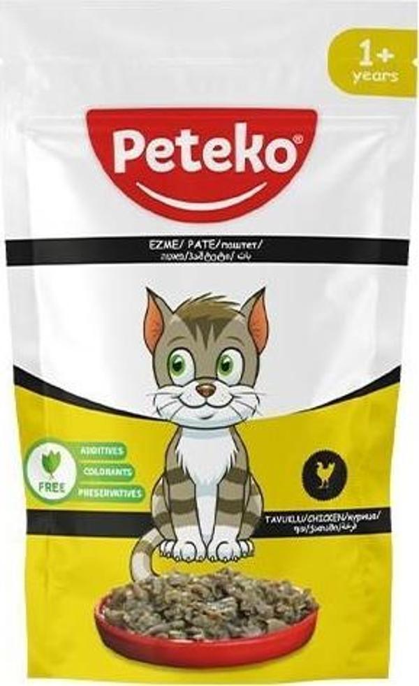 Peteko Pouch Jelly Tavuklu Kedi Konserve 85 Gr - Image 1