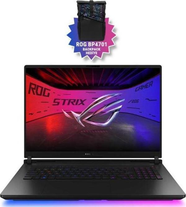 Asus ROG Strix SCAR 18 G835LW-SA128 16GB RTX5080 175w Intel Ultra 9 275HX 64GB RAM 2TB Performance SSD 18 inç WQXGA 240Hz - Image 1