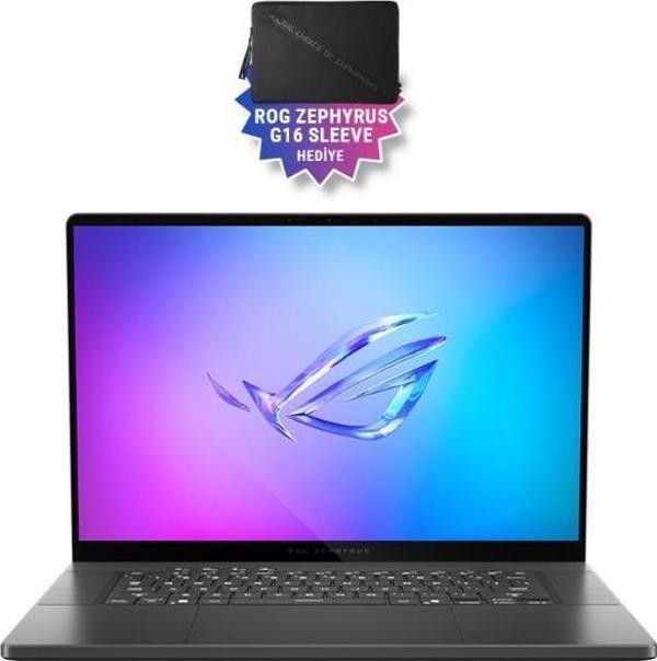 Asus ROG Zephyrus G16 GU605CW-QR159 16GB RTX5080 Intel Ultra 9 285H 32GB RAM 2TB SSD 16 inç OLED 240Hz 0.2ms - Image 1