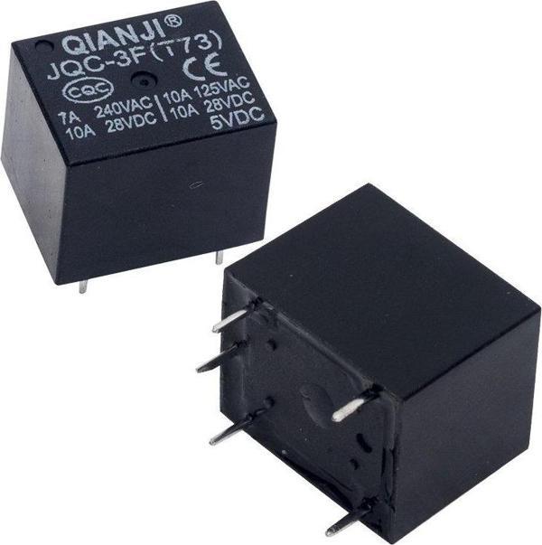 5 VOLT RÖLE TEK KONTAK 5 BACAK - Image 1