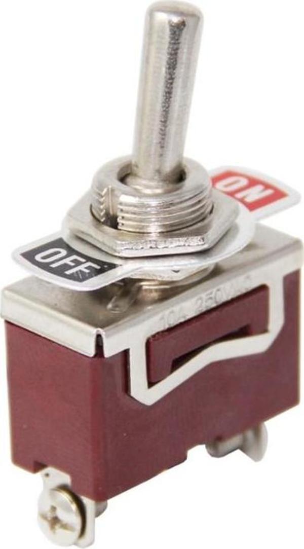 Ayt Toggle Switch 2 Pin On Off Aç Kapa 12 Mm Kn3c-101 Anahtar Buton - Image 1