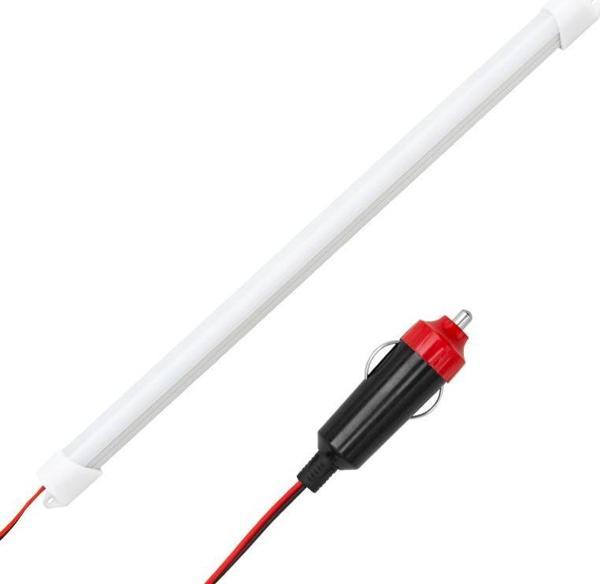 Powermaster 12 Volt 5 Watt Çakmaklıklı 30 Cm Led Lamba Kamp Tipi Aydınlatma Çalışma Lambası - Image 1