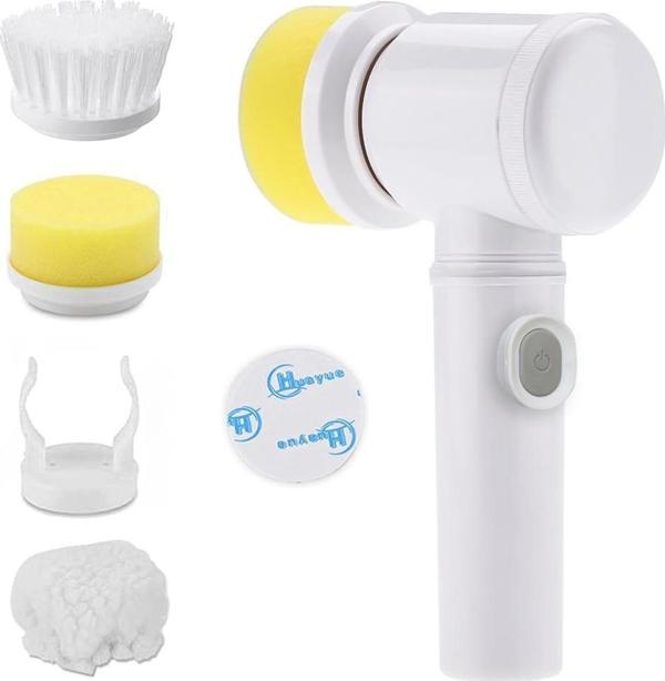 Ayt Sunup Çok Fonksiyonlu Banyo Mutfak Lavabo Şarjlı Temizlik Fırçası Lavabo Temizletici Fırça - Image 1