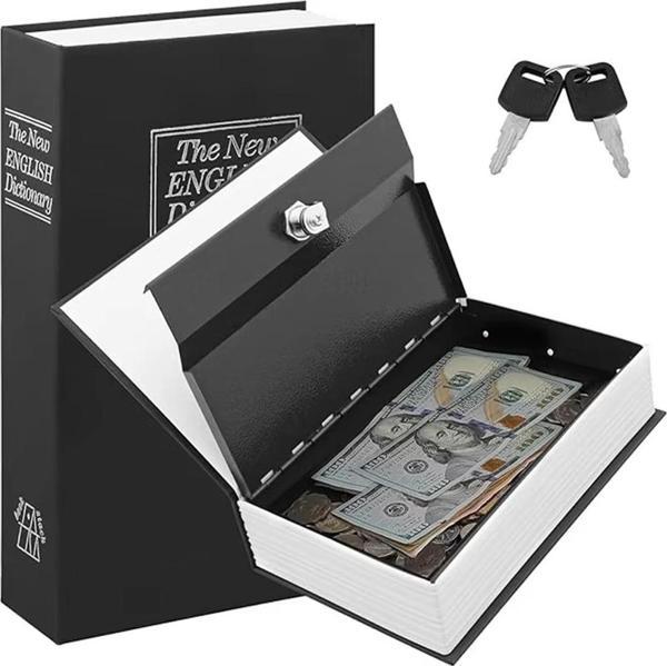 Ayt Sunup SN- 26085 Kitap Görünümlü Metal Kasa Kumbara Tipi 115x85x45mm Giz li Saklama Kasası - Image 1