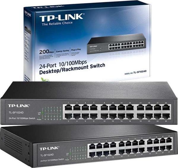 TP-LINK TL-SF1024D 24 PORT 10/100 MBPS SWITCH - Image 1