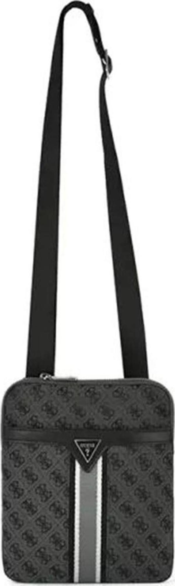 Guess Erkek Siyah Crossbag 4G Logolu Çanta - Image 1