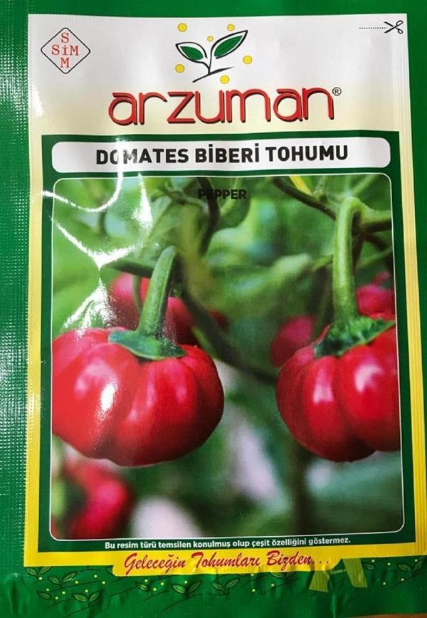 DOMATES BİBERİ TOHUMU 5 GR ORT 600 AD TOHUM - Image 1