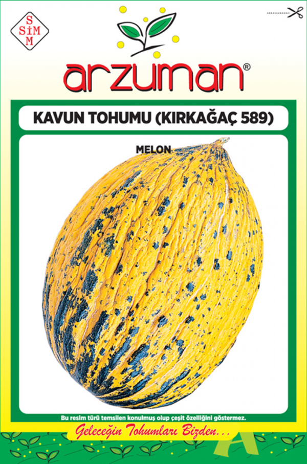 KIRKAĞAÇ 589 KAVUN TOHUMU 10 GR ORT 200 AD TOHUM - Image 1