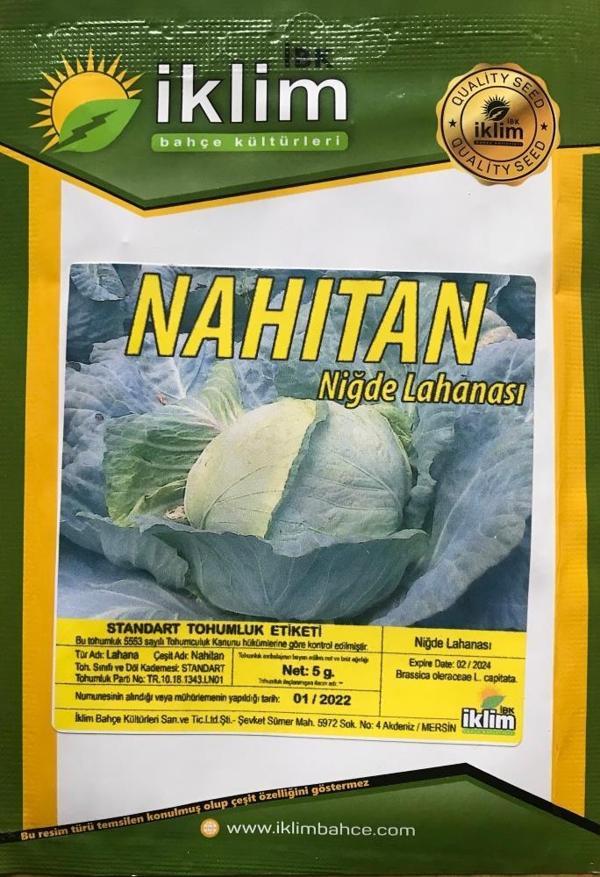 Lahana Tohumu Nahitan Niğde Beyaz Lahanası 5 g. (~ Takribi 650 Tohum) - Image 1