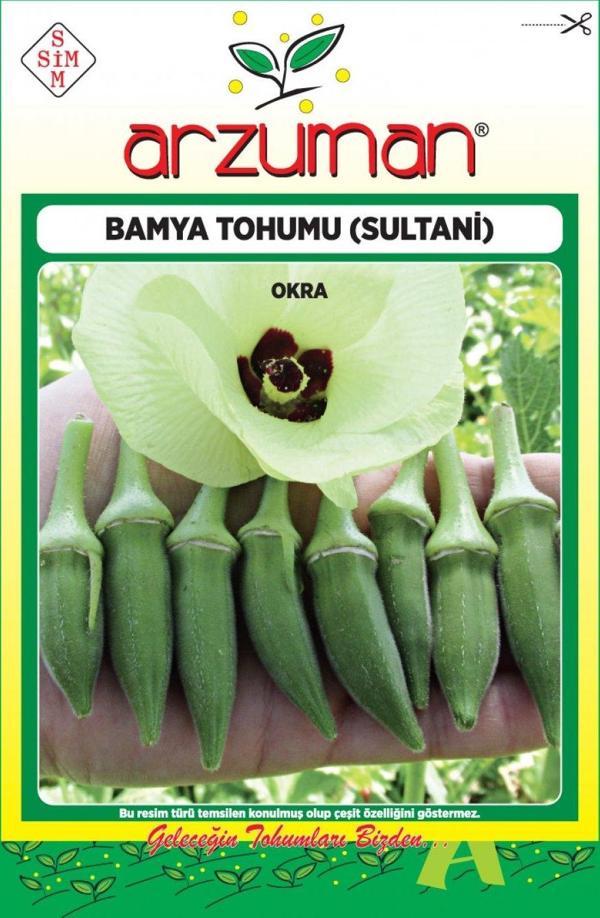 SULTANİ BAMYA TOHUMU 25 GR ORT 375 AD TOHUM - Image 1