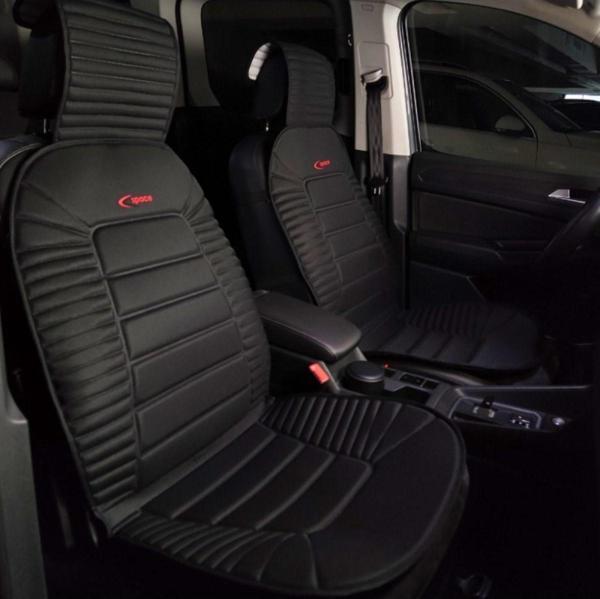 
Bmw 2 SERİSİ 218 Lüx Oto Koltuk Minderi Ön 2'li Set Bumerang Serisi SİYAH - Image 1
