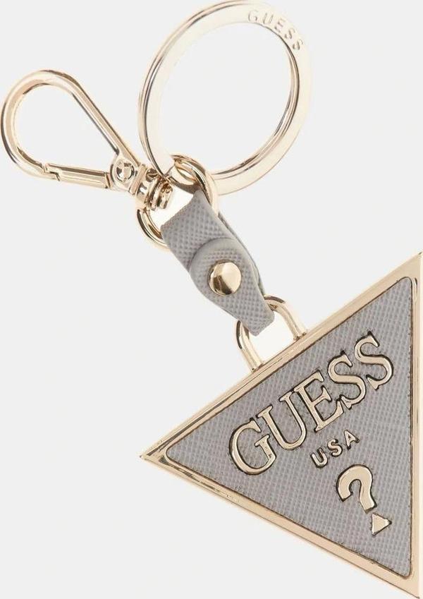 Guess Kadın Gri Üçgen Logolu Anahtarlık - Image 1