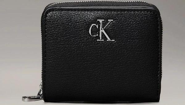 Calvin Klein Kadın Minimal CK Logolu Siyah Cüzdan - Image 1